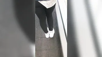 Step Cougar into Ebony Pants Rough Screwed into Supermarket