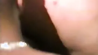 Ebony Male Dancer Blown on Stage