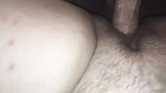 Close Up Sex With Fatty Ex-Wife  Cum on Unshaved