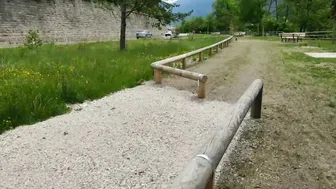 Stranger Dark Haired inside the Outdoor Park Accepts to Grope that Penis for $10. (Risky) PART one