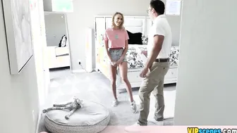 She can not pay rent but she can devour any penis with