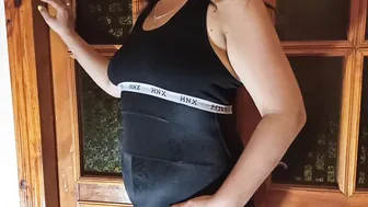 Sweet Snatch inside Pink Tights NylonKissa
