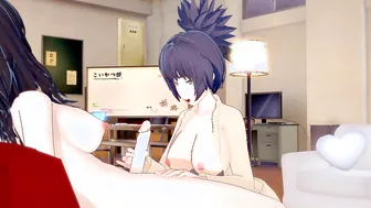 [naruto] Futanari Kurenai Banged Anko(3d Animated)