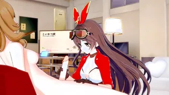 [genshin Impact] Futanari Lisa Fucked Amber(3d Anime)