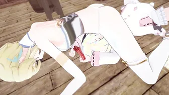 Genshin Impact: Futa Lumine Fucked  Eat Paimons Booty