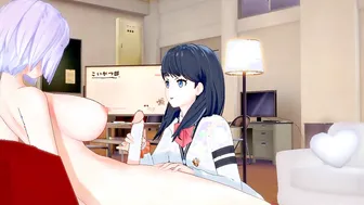 [SSSS.Gridman] Futanari Akane Shinjo Screwed Rikka Takarada(3d Anime)
