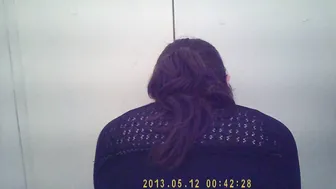 SPYING A BITCHS BOOTY INTO THE RESTROOM