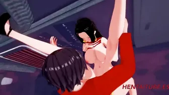 1 Piece Anime - Boa Hancock is Plowed by Luffy inside an Alley