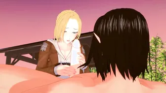Attack on Titan - Sex with Annie Leonhart - 3D Animated