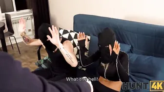 HUNT4K. Poor thief avoids going to jail by selling mistress