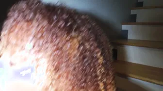 Blowing Cock on the Stairs