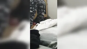 Nympho Step Sister Cum twice on Step Brothers Penis after Stunning Pounded inside Hotel Room