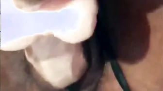 ebony vagina close up