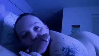 Blowing Huge Cock