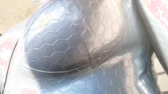 Rubber Latex Selfie Free Porn Film with Camgirl Arya Grander