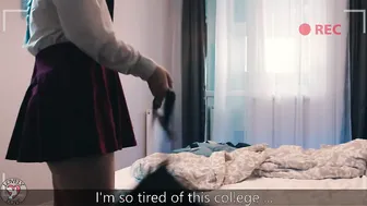 Pov She didnt know I masturbate with her and cum