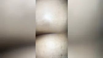 HUGE BUTT SNUCK OVER FOR MORE DADDY COCK NUTTED ALL INTO HER