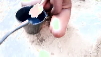 Preparing porn video – Washing Work Material