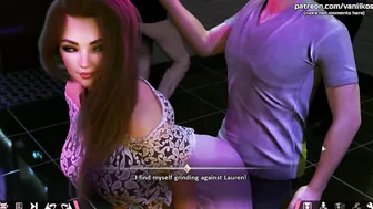 Double Homework | Party 19 yo with huge natural breasts give hand job to