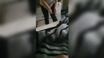 Step Cougar Exaggerating too much Fucking Step Son during Quarantine