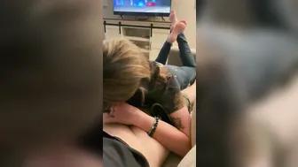 Barefoot Beth give Bj Teaser during Basketball Game Final
