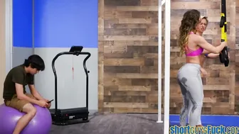 Big Boobed mom fucked by pervy little bro for cum into mouth