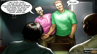 The Poker Game - Season one EP.one - Interracial Gang Bang Cummed