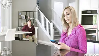 Cougar Lilly James fucks sons friend