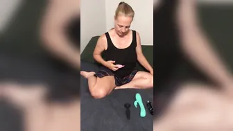 New VIBRATORS trying some before Husband Getting Home