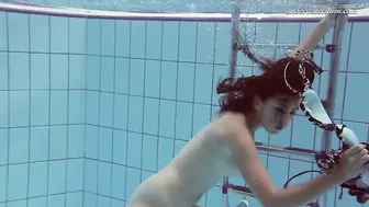 Russian Teenage Beauties - Under Water Erotica with Red-Haired Girl