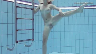 Russian Teenage Beauties - Under Water Erotica with Red-Haired Girl