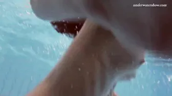 Russian Teenage Beauties - Under Water Erotica with Red-Haired Girl
