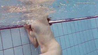 Russian Teenage Beauties - Under Water Erotica with Red-Haired Girl