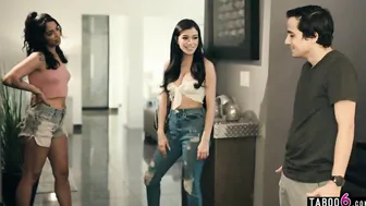 Brother Help porn video – Hispanic 18 year old Savannah Sixx betrayed by friend to nailed her