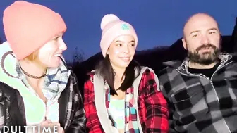 ADULT TIME - point of view hot Polyamorous Throuple Has 3Some Into The Woods