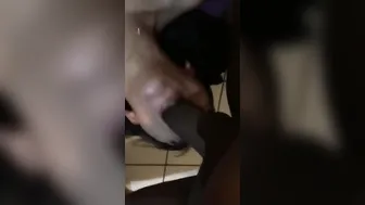 chinese fiance spitroast big black dick