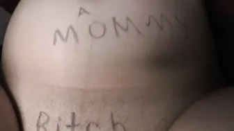 Preparing a filthy body writings on fiance before gang bang --RP
