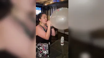 Balloon porn video – Buttplugbetty - Blow to Pop at the Bar