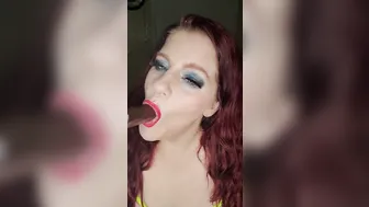 BBW Blows and Fucks big black dick Sex Toy