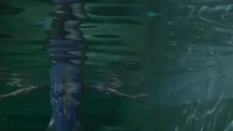 Cutie Nesty inside the Pool with Bikini Body Painting