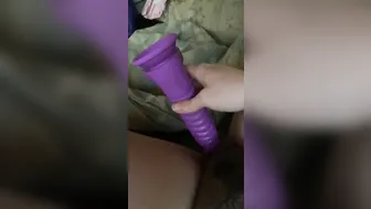 Having Fun with my Purple Monster