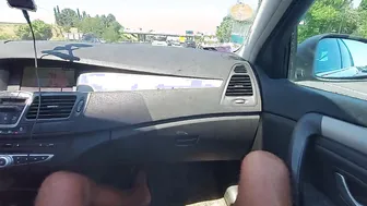 Highway traffic jam my stepmom pulls out my dick OMG...