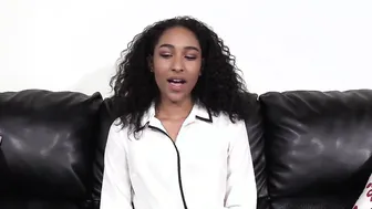 Eighteen yo Ebony Barely Legal babe Annette Fucked On Webcam For