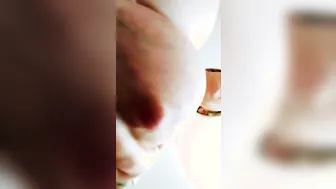 Gigantic Natural cougar Hooters point of view