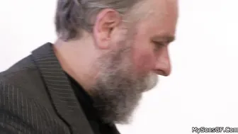 Older Father into Law Blonde cunt with mouth for Stealing
