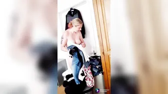 Dads Fiance Walks around Stepson Room Nude