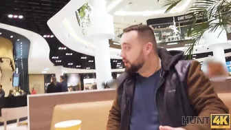 Hunter porn video – HUNT4K. Cuck stays into outdoor bathroom and watches GFs sex with hunter