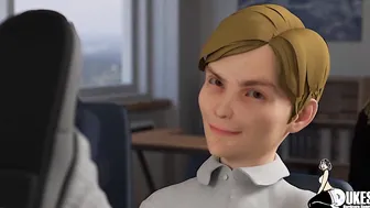 Rich boy has fun with his maid and his professor.