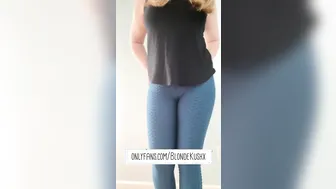 Tiktok Pants try on Teaser from Blonde mom