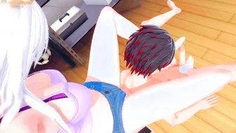 3D Anime: CUMMED THE BUTT Coconut (NekoPara)